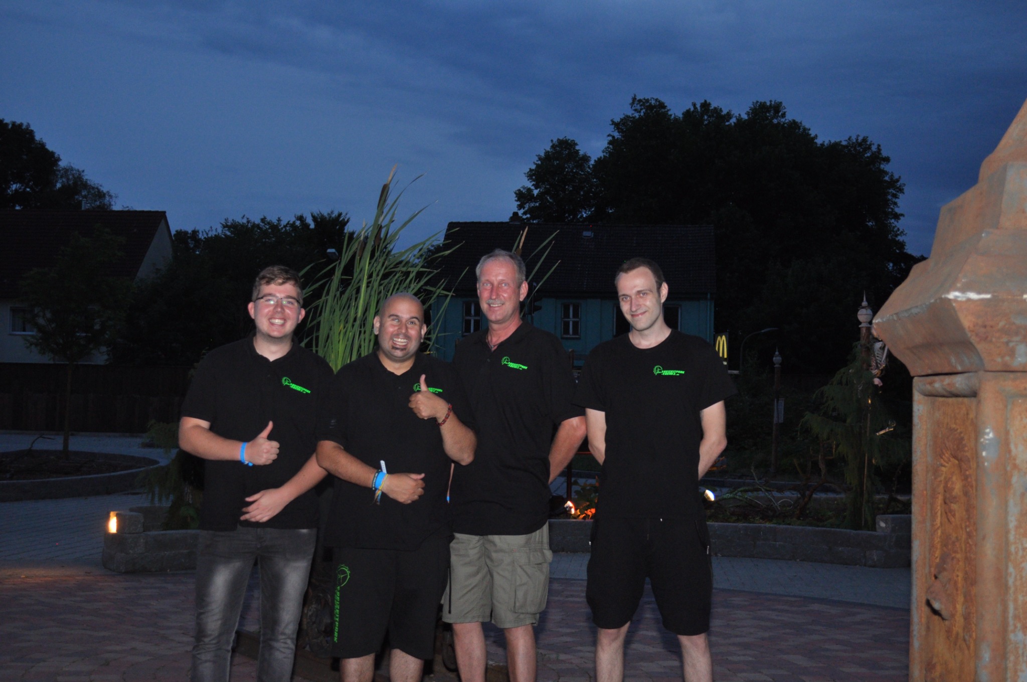 Julian, Guido, Frank und Robin am 07.07.2017